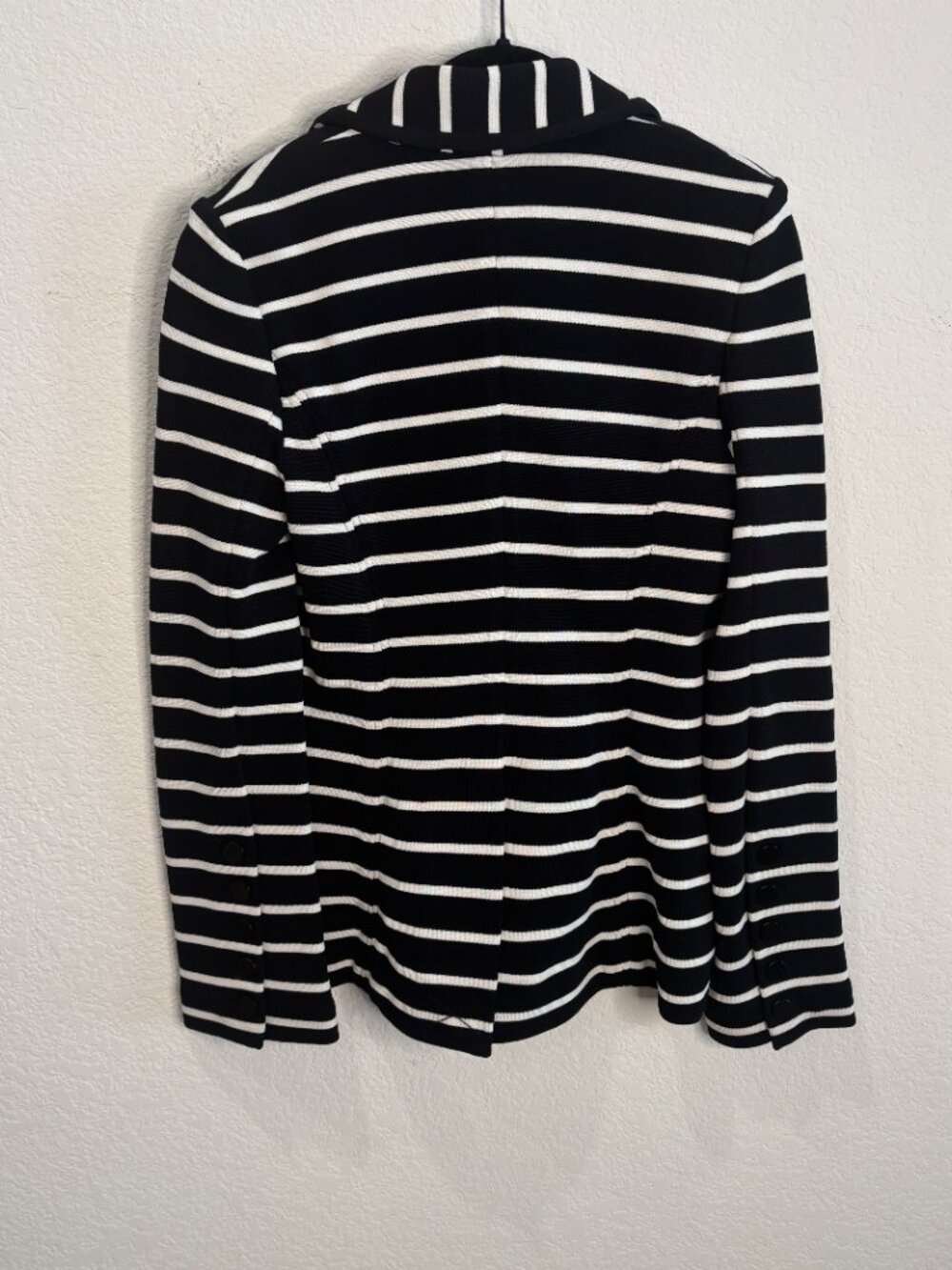 Veronica Beard Kensington Striped Blazer Navy Blue White Size 2 - Picture 5 of 5